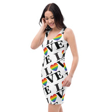 Load image into Gallery viewer, LOVE is Love Dress - White