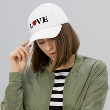 Load image into Gallery viewer, LOVE Baseball Cap - White / Grey