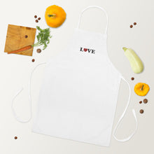 Load image into Gallery viewer, LOVE Chef's Apron - White