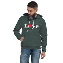 Load image into Gallery viewer, LOVE Unisex Hoodie - Black / Forest / Navy / Heather