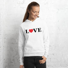 Load image into Gallery viewer, LOVE Unisex Hoodie - White
