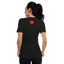 Load image into Gallery viewer, LOVE Unisex Short Sleeve V-Neck T-Shirt - Black
