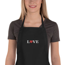 Load image into Gallery viewer, LOVE Chef&#39;s Apron - Black
