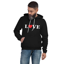 Load image into Gallery viewer, LOVE Unisex Hoodie - Black / Forest / Navy / Heather
