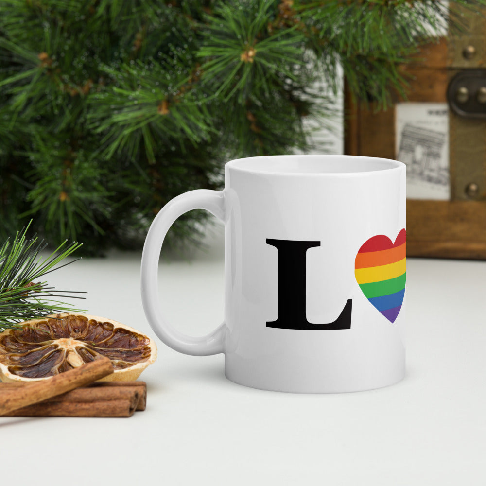  CafePress I Lv Bacon [I Love Bacon] Large Mug 15 oz (444 ml)  Ceramic Coffee Mug : Home & Kitchen