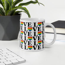 Load image into Gallery viewer, LOVE Is Love Pattern Mug - 11oz / 15oz
